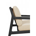 Chaise lounge jack outdoor noir-naturel