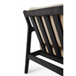 Sofa jack ethnicraft outdoor noir-naturel 3places