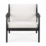Chaise lounge jack outdoor noir-blanc