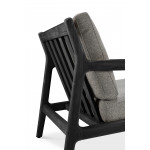 Chaise lounge jack outdoor noir-moka