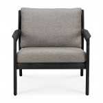 Chaise lounge jack outdoor noir-moka
