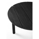 Table basse 68x42 quatro teck NOIR Ethnicraft