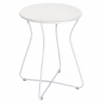 Tabouret cocotte H45 Blanc coton Fermob