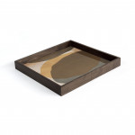 Plateau en verre Overlapping Dots de Ethnicraft