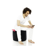Pouf POINT STONEWASHED de Fatboy, 10 coloris 