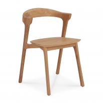 Chaise de jardin BOK en teck d'Ethnicraft, 2 options de structure, 4 versions d'assise