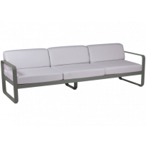 Canapé 3 places BELLEVIE de Fermob, 4 options tissu, 22 coloris