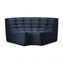 Module d'angle arrondi N701 d'Ethnicraft, 120 x 120 x 76 cm, 6 coloris