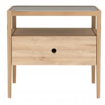 Table de chevet SPINDLE d'Ethnicraft, 2 coloris