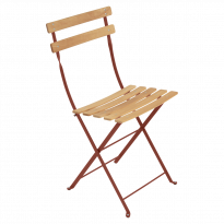 Chaise BISTRO NATUREL bois de Fermob, 22 coloris
