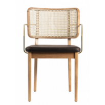 Chaise avec accoudoirs CANNAGE de RED Edition, 2 options, 2 coloris 