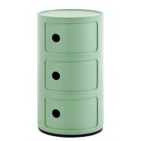 Meuble de rangement COMPONIBILI BIO de Kartell, 3 éléments, 4 coloris 