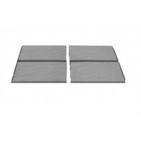 Kit de dalles en béton, 12 pièces, 165 kg de Glatz