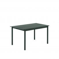 Table de jardin LINEAR STEEL de Muuto, 2 tailles, 5 coloris