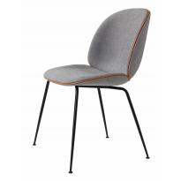 Chaise BEETLE Fully Upholstered avec pieds noir de Gubi, 3 coloris