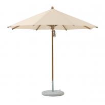 Parasol TEAKWOOD de Glatz, 3 tailles, 12 coloris