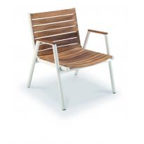 Fauteuil bas PILOTIS de Vlaemynck, 2 options