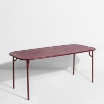Table rectangulaire WEEK-END de Petite Friture, 2 tailles, 8 coloris