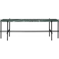 Console TS de Gubi, Structure noire, 1 étagère, 3 coloris
