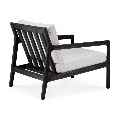 Chaise lounge jack outdoor noir-blanc