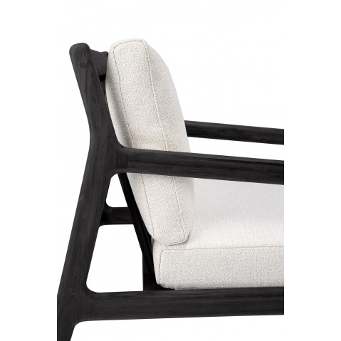 Chaise lounge jack outdoor noir-blanc