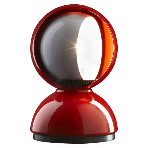 Lampe ECLISSE d'Artemide rouge