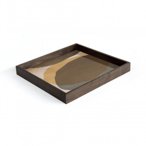 Plateau en verre Overlapping Dots de Ethnicraft